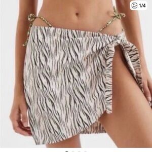🍋For Love and Lemons animal print skirt Saron Cover-Up